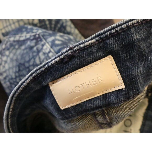 MOTHER Jeans 25 THE LOOKER "Table Manners" Navy Blue Straight Leg NWOT - Picture 7 of 9